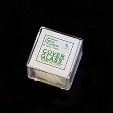 Cover glass 18 x 18mm 100장(cs) 정사각형 커버글라스, 1박스