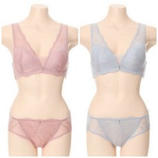 비비안 꾸띄르 수입레이스 런닝형노와이어브라 힙레이스팬티세트(2컬러) BR895A BP895A