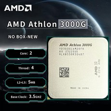 AMD 애슬론 듀얼 코어 쿼드 스레드 CPU 프로세서 3000G 3.5 GHz YD3000C6M2OFH/YD3000C6M2OFB 소켓 AM4, 01 CHINA - 애슬론3000g