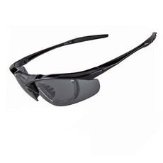 플레이앤케어 초경량 자전거고글 편광선글라스 스포츠고글 라이딩고글 낚시 등산 선글라스 S17, 블랙