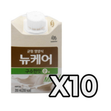 뉴케어 구수한맛 순 균형영양식, 10개, 200ml