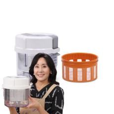2025년형 홍여진의 하이로 빅스텐 짤순이 2.4L 대용량 스텐 짤순이 유청분리기, 2세트