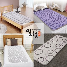 일월 당일발송 전기매트 카본매트 신상품 백색원형 스트릭 미로 투톤 숯플러스 온열 워셔블 해든마루 일월 에어로 매트모음전, 백색원형 초절전 워셔블 전기매트 싱글 70x170