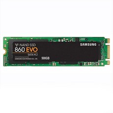 860EVO-500G 한성/레노버/기가바이트/노트북 저사양 업그레이드 SSD 추가 교체 확장 삼성 M.2 SATA SSD, 500GB, Samsung 860 EVO