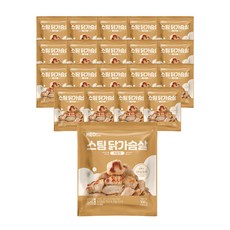 허닭 [본사당일출고] 스팀 닭가슴살 마늘맛 100g,