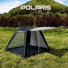 폴라리스 나들이캠핑 스크린 캐노피 그늘막텐트, 초코브라운