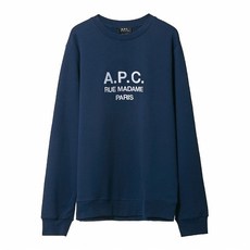 A.P.C 로고 남성 맨투맨 COEBH H27500 IAJ