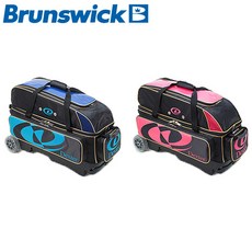 Brunswick 브런스윅 볼링 가방 TRIPLE ROLLER BAG, 브런스윅_TRIPLE ROLLER BAG_블루