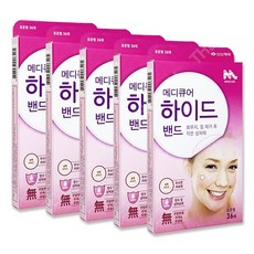 신신제약 메디큐어 하이드밴드 여드름 습윤밴드 원형패치, 36매(원형 12mm) X 5개