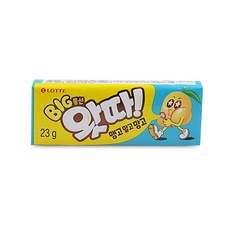 롯데 왓따 망고 빅 풍선껌 23g, 1개