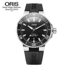 [ORIS]오리스 ORIS 733 7730 4124(R) 애커스데이트 오토매틱 남성용 우레탄 시계 43.5mm