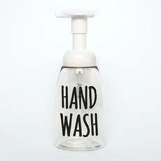 생활만 거품디스펜서 핸드워시 화이트용기 투명용기 250ml, 투명용기 + 럭셔리 블랙라벨, 1개