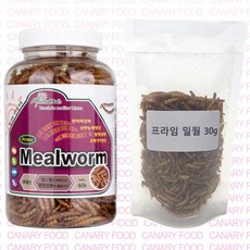 프라임 밀웜 30g 햄스터 고슴도치 간식 먹이 단백질 보충, 1개