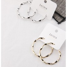 웨이브링귀걸이