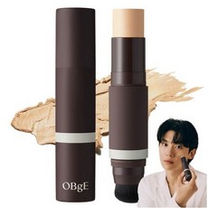 OBge 내추럴 커버 파운데이션 SPF50+ PA++++ 13g, 1호 아이보리, 2개