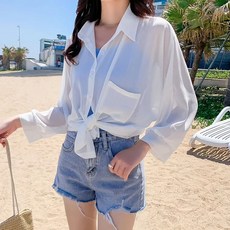 신혼여행 여행코디 빈티지가디건 비키니커버업 비치가디건 니트가디건 로브가디건 여름가디건 니트롱가디건 비키니가디건 비치로브가디건 비키니 매칭 화이트 쉬폰 카디건 태양 보호 의류 여성
