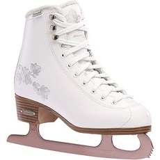 Rollerblade Bladerunner Ice Diva Women's Adult Figure Skates White and Rose Gold Ice Skates, 1개