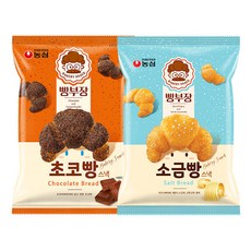 농심 빵부장 초코빵 55g x 8봉 + 소금빵 55g x 8봉, 880g, 1세트