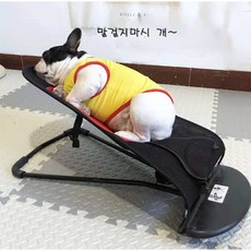 강아지 고양이 해먹 펫바운서 흔들의자 침대 쇼파 혼자놀기좋은 반려동물 여름, red블랙, 1개
