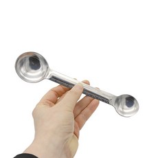 아발바 국산 스텐 양면 계량스푼 눈금스푼 1종, 1개