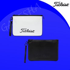 타이틀리스트 정품 제트 블랙 클러치 Jet Black Clutch TA20JBCK, Black/Black/Red