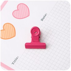 【요요중국】 컬러 롱 꼬리표 파일 정리 클립 러블리 다기능 프레쉬 고정 아이디어 핸드북, 단일옵션, 옵션04