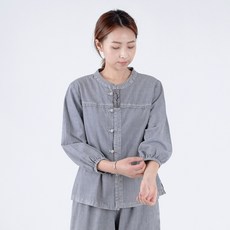 7070 여자 생활한복 30수 자수 프릴 저고리 여름 셔츠 한복 개량한복