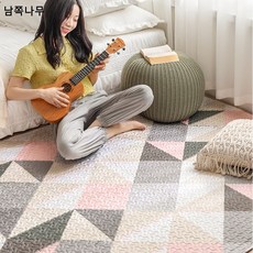 맞춤 제작 가능 순면 가정용 풀포대 다다미 바닥 매트 풀코튼 침실 카펫 기계 세탁 가능