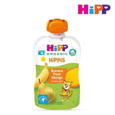 HiPP 힙 유기농 이유식 바나나 페어 망고 X 1팩, 1개, 바나나+페어 망고 혼합맛