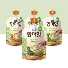 매일유업 맘마밀 안심이유식 녹황채소와 소고기 100gx10, 100g, 10개, 상세내용참조 - 맘마밀소고기