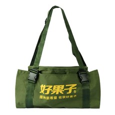고추수확가방 농사 주머니 과일 수확 보관 주머니, 강철 링 초대형 피킹 백 30-35kg, 1개