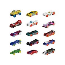 Hot Wheels Toy Cars & Trucks Track Bundle Set of 15 3 Different Track-Themed Packs of 5 1:64 Scal, 15 Die-Cast Cars - Style 1, one option, 1개