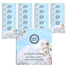 해피바스코튼플라워비누20개