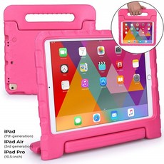 by Cooper Cases 보호 아동 커버 스탠드 핸들 (핑크) 2019 년 10.2 인치 iPad (7 세대) Pro 10.5 Air 3 용, 단일색상