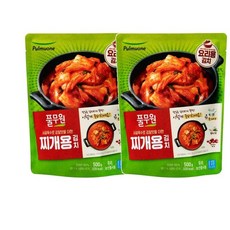 풀무원 찌개용 요리김치, 2개, 2개, 500g