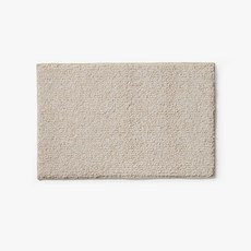 JAJU 욕실 투톤 욕실매트_70X45cm_베이지 570911, 베이지, 1개