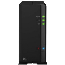 (관부가세별도) 외장하드HDD Synology DiskStation DS118 Mini Desktop NAS Server Realtek RTD1296 Quad-Core 1GB DDR4 Synol-B0784555B9, 3) 2TB SSD / 3) 2TB SSD