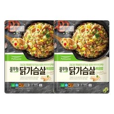 풀무원 집밥 닭가슴살볶음밥2인 (450g)x2개 자취 혼밥 야식 회사 부모님 아이들 식사 도시락, 15개