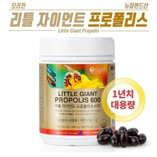 오리진 프로폴리스 로얄제리 플라보노이드 아연 구강 항산화 면역력 마누카 꿀 아르테필린 플로폴리스 뉴질랜드 대용량 효능, 1입, 365캡슐