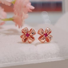 로제도르루비귀걸이