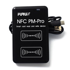 새로운 PM-Pro RFID IC/ID 복사기 복사기 Fob NFC 리더기 암호화된 프로그래머 USB UID 복사 카드 태그, [01] Black, 검은색, 1개