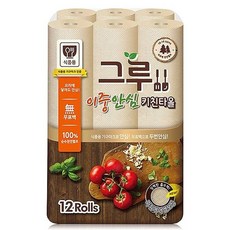 그루 키친타올 120매 12롤 x 2개(1BOX)., 24개