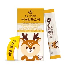 어린이 칼슘 녹용 아연 젤리스틱 영양제, 20g, 1개