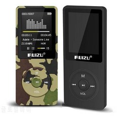 RUIZU X02 MP3 플레이어 휴대용 MP3는 FM 라디오 전자 책 시계 녹음기로 8, 상세내용참조