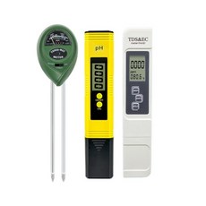 산도계 측정기 당도계 감지 체크토양 기 세트 PH 산도 계 TDS EC 미터 토양 테스트 원예 토양 심기 수분 산도 습도 PH 모니터 PH, 협력사, 1 세트