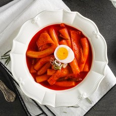 [홍코너]추억의 옛날떡볶이(떡+소스) 1인분 밀떡 누들떡, 230g, 5개