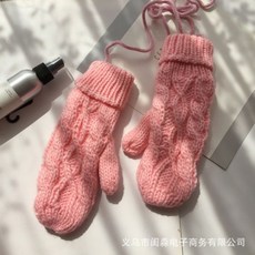 클로버뜨개질키링