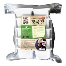 정들콩 국내산 콩으로 만든 무염 청국장, 100g, 10개