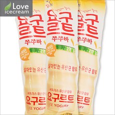 요구르트쭈쭈바 아이스크림 1박스(35개), 단품