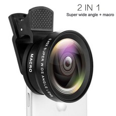 MI_43 2 In 1 HD 카메라 0.45X 와이드 앵글 렌즈 및 12.5X 6CAC 휴대폰렌즈, mi_ 1, mi_ 01_금_오류시 연락주세요